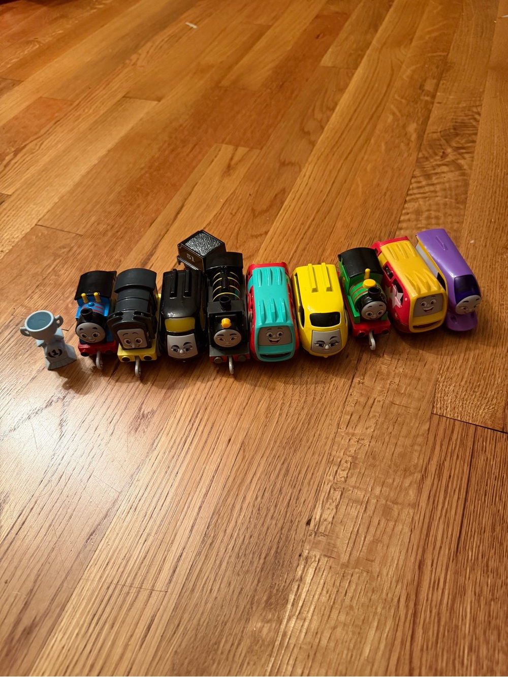 Thomas & Friends Diecast Toy Trains Sodor Cup Racers Set of 9 Push-Along Engines